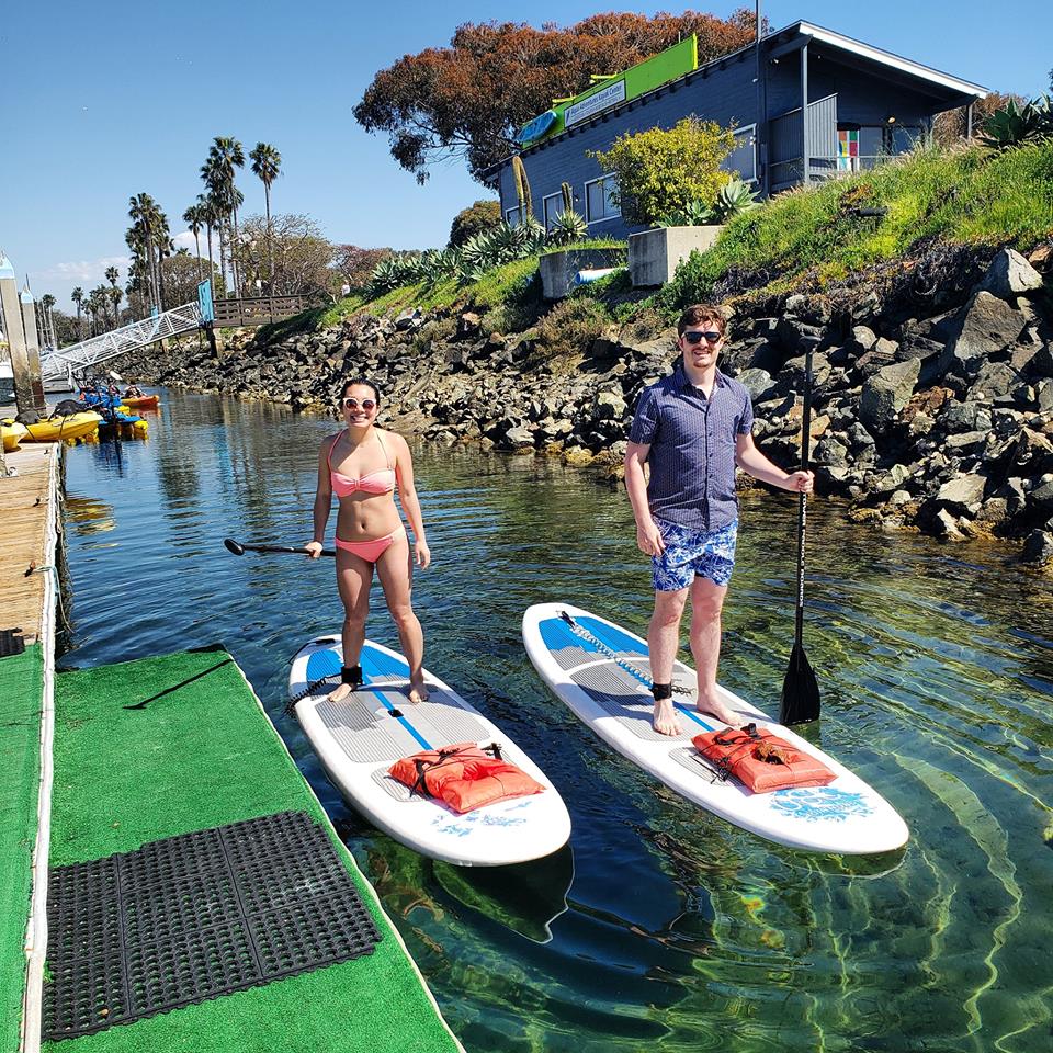 Stand Up Paddle in the coast